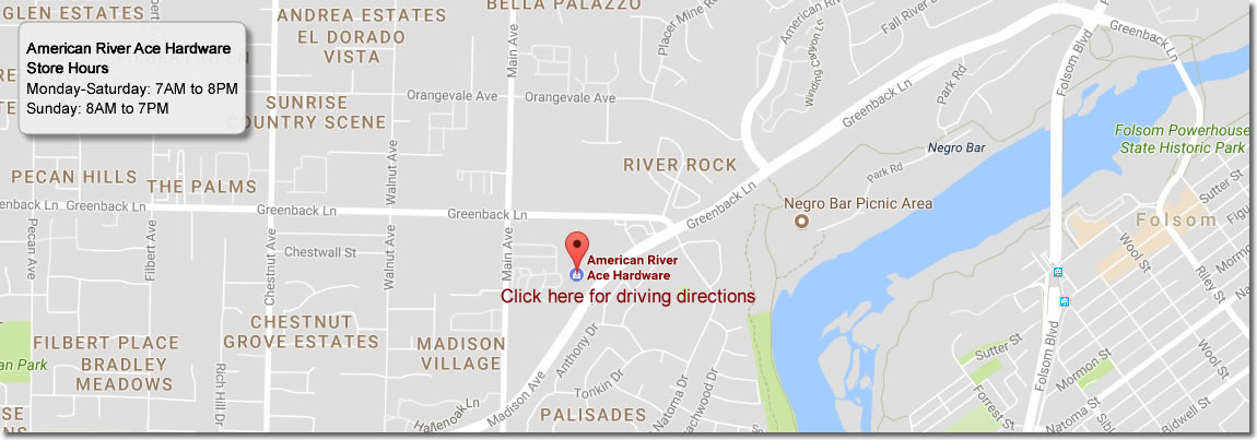 American River Ace Hardware store location